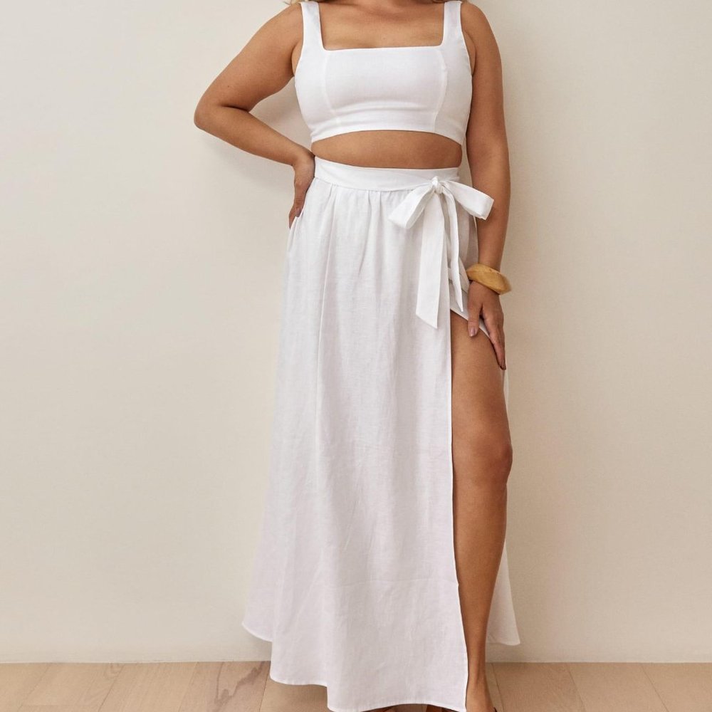 Reformation Linen Two Piece Set